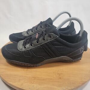 Diesel Futuro w Running Sneakers Shoes Women 8 Black Black Leather